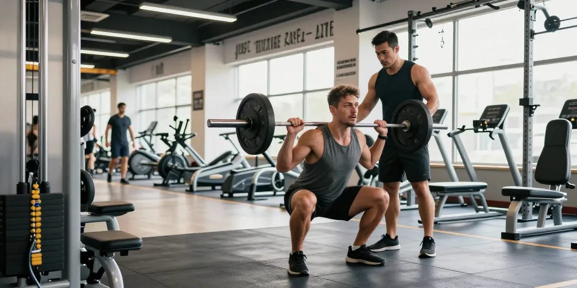 Steroidshop: Bodybuilder beim Training für Muskelaufbau und Fitness.