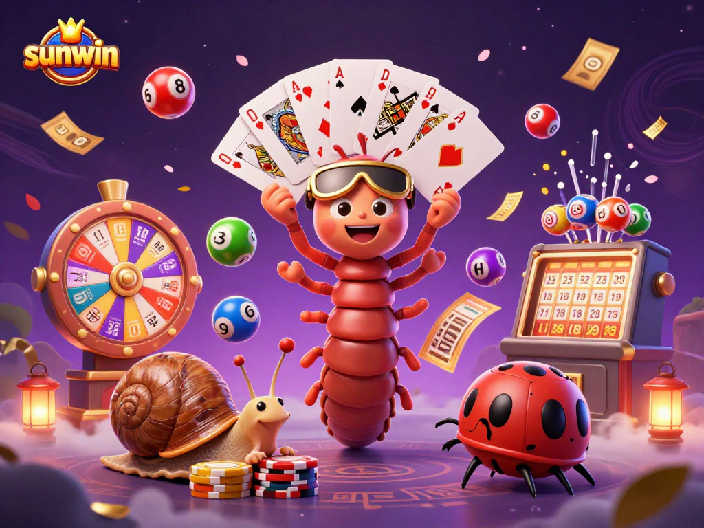 Experience thrilling wins with sunwin's vibrant casino characters and action-packed gaming elements.