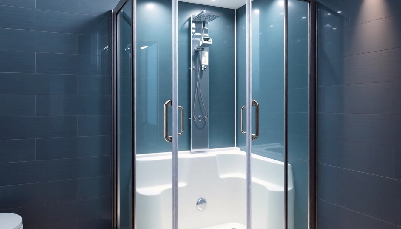 Genießen Sie die elegante sonni Duschkabine 100x100 in einem modernen Badezimmer mit stilvollem Design.