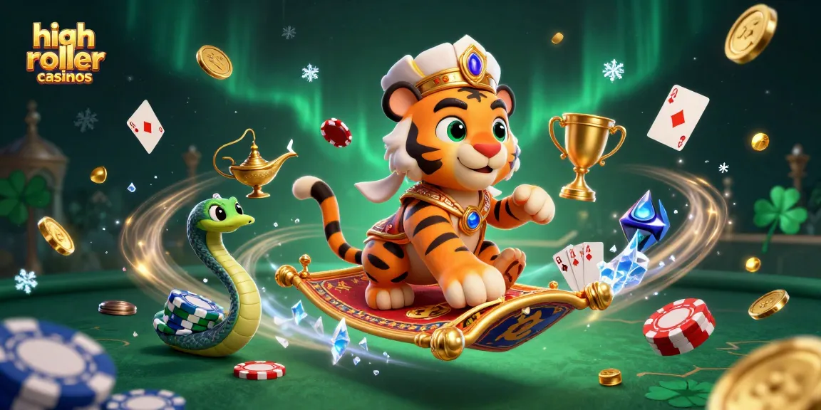 Experience thrilling action at high roller casinos with exciting poker elements and enchanting characters.